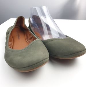 Emmie Lucky Brand leather suede ballet flats women's size 9.5